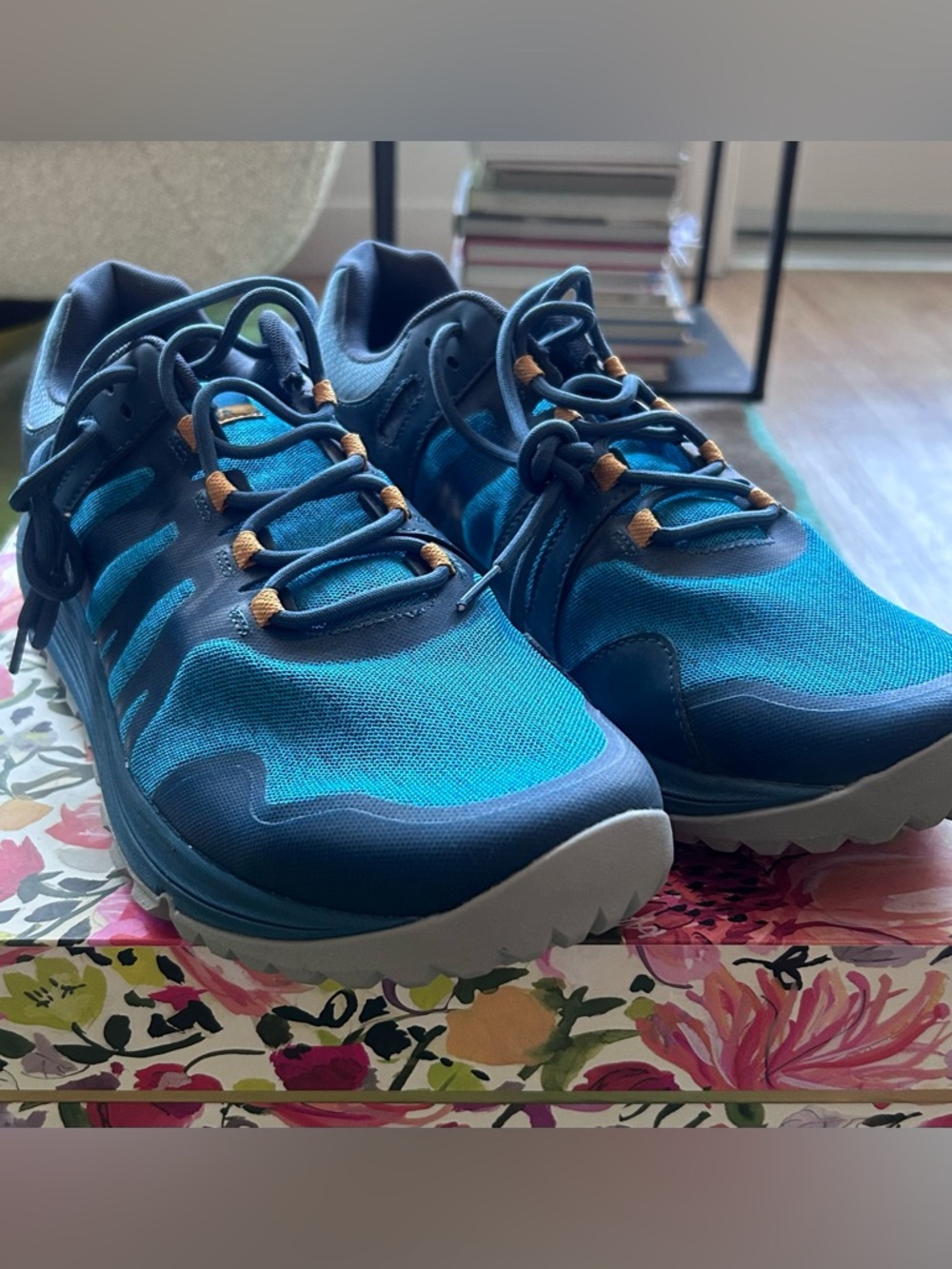 Merrell Men's Blue and Gray Trail Shoe (Visible Brand)